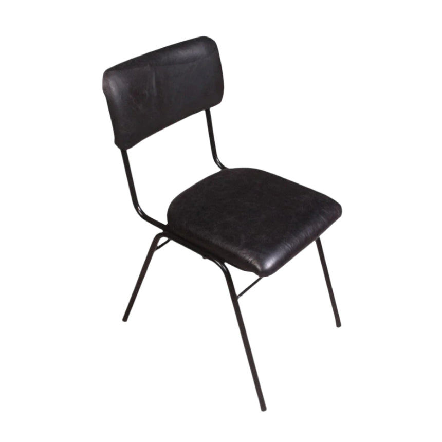 Plain leather chair