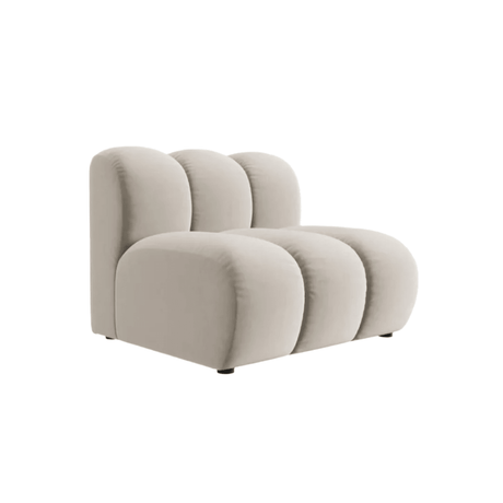 Lupine velvet armchair