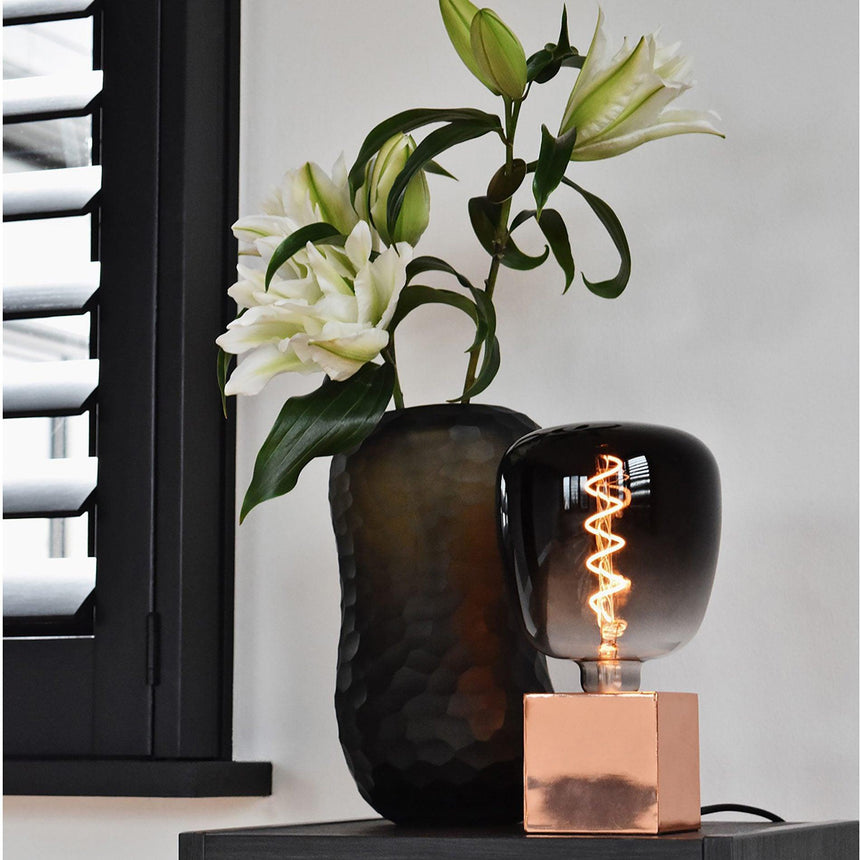 Tafelarmatuur asztali lámpa fém váz, E27-12