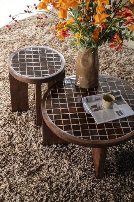 TiledUp wooden coffee table