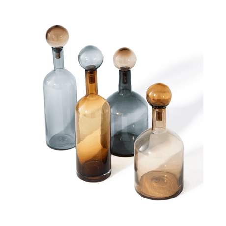Bubbles and Bottles glass decoration set small
