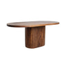 Bullnose Oblong Wooden Dining Table