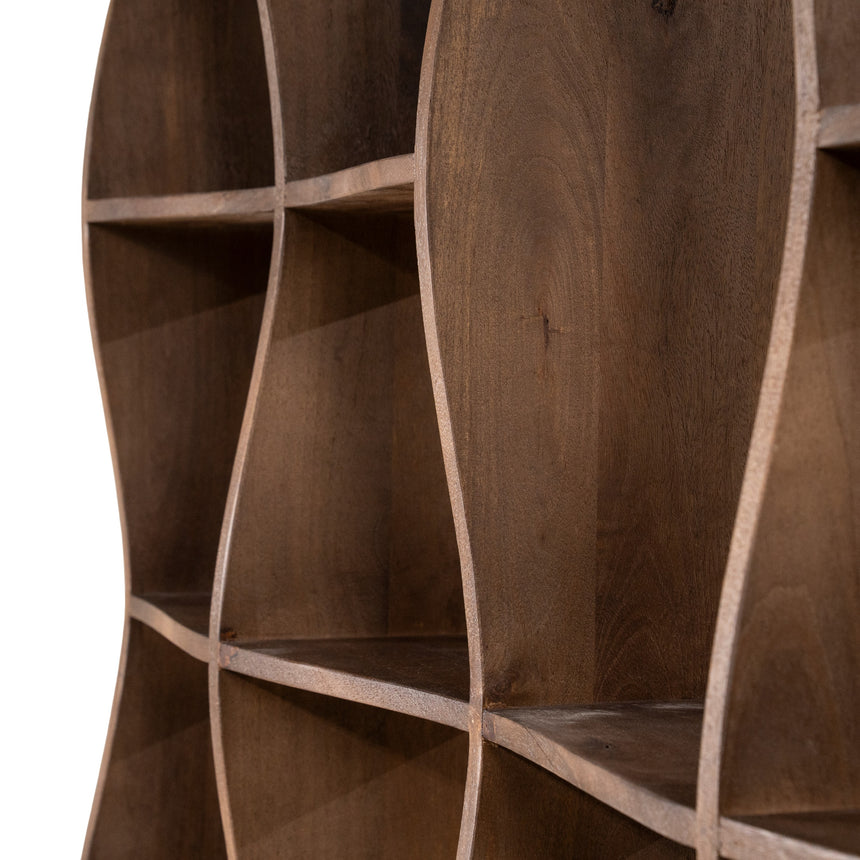 Ozzy 120 cm-es könyvespolc (Mangófa)