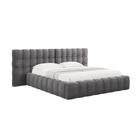 Mamaia wide velvet bed frame 160x200