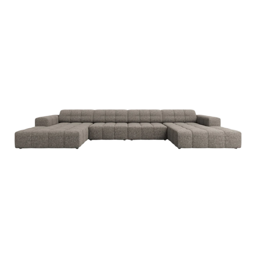 Jennifer U-shaped chenille sofa