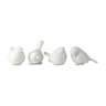 Sparrow porcelain decoration set 8cm