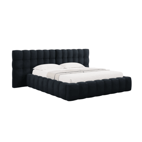 Mamaia wide velvet bed frame 160x200