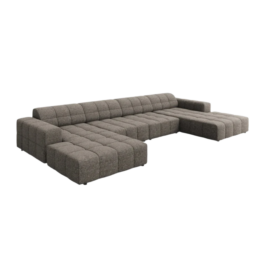 Jennifer U-shaped chenille sofa