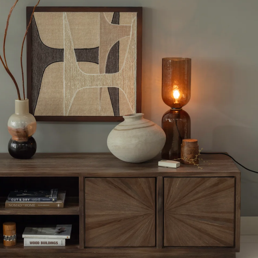 Gigi glass table lamp 51cm