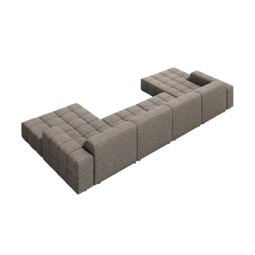 Jennifer U-shaped chenille sofa