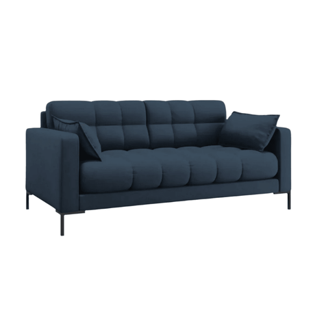 Mamaia 2 személyes szövet kanapé fekete lábbal