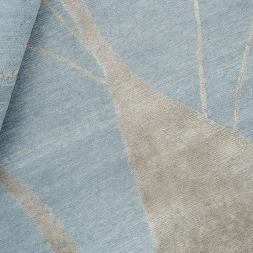 Muted Frontier wool rug