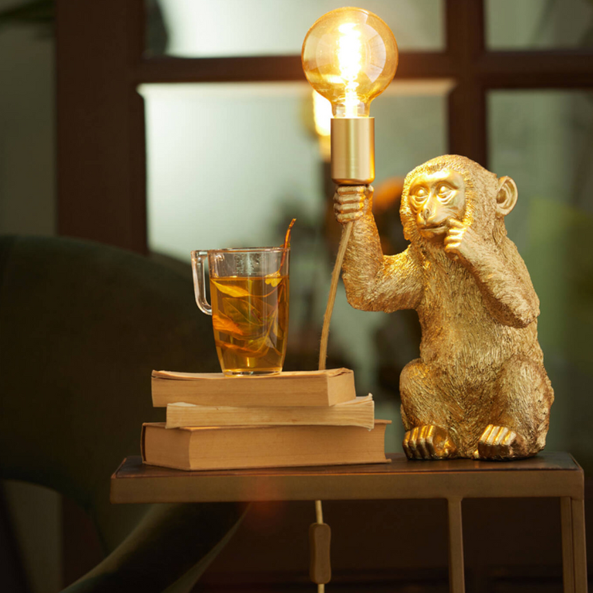 Monkey műgyanta asztali lámpa 23.5