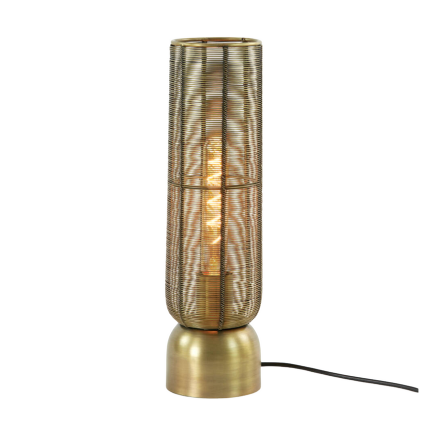 Lezuza fém asztali lámpa Ø11