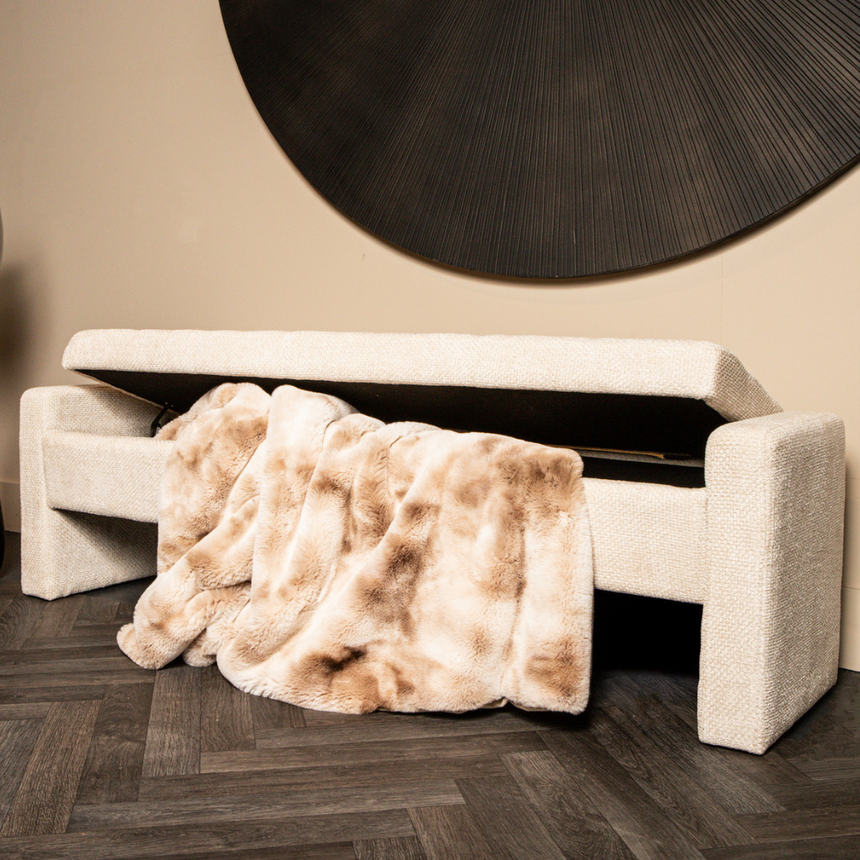 Noa wooden bedside table