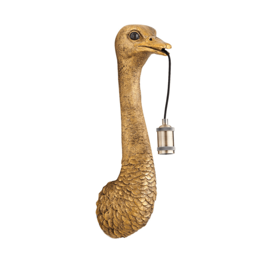 Ostrich small resin wall lamp