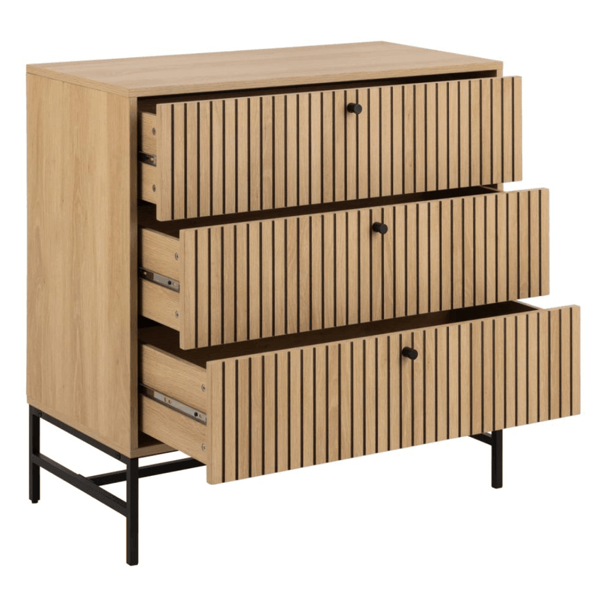 Albany wooden chest of drawers 81x80