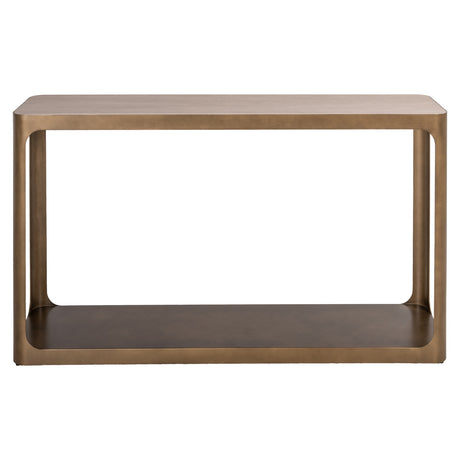 Bloomville 2-door textile leather cabinet