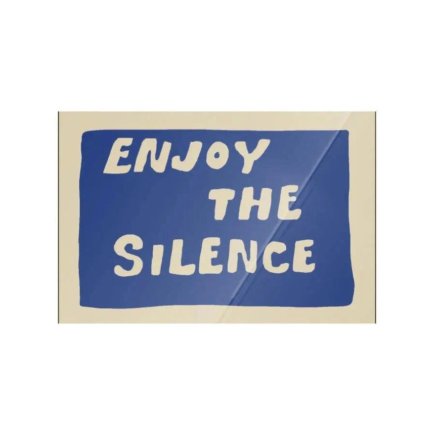 Enjoy The Silence Blue dizájn falikép