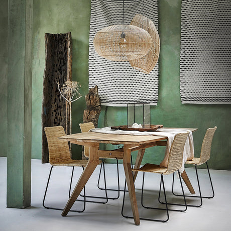 Luna Orbit rattan függőlámpa