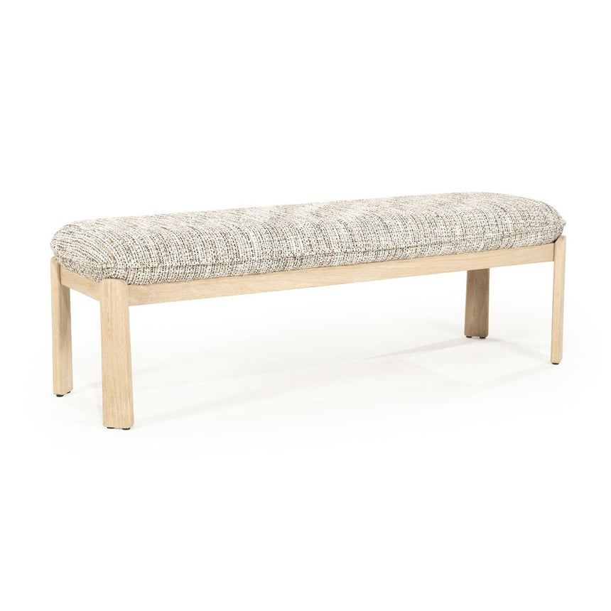 Luka fabric dining bench
