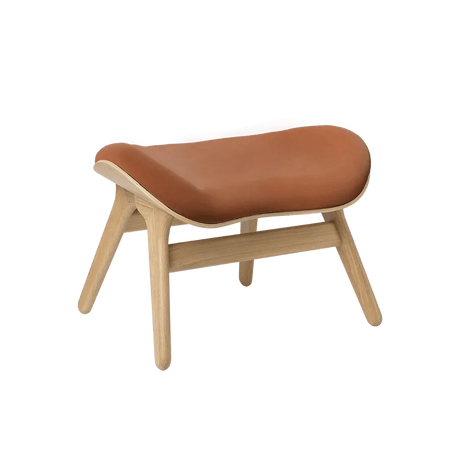 A Conversation Piece bőr lábtartó natúr kerettel