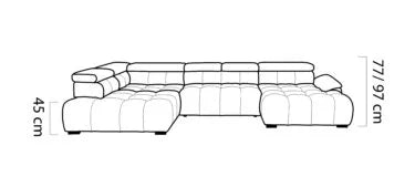 Alvin XL kanapé