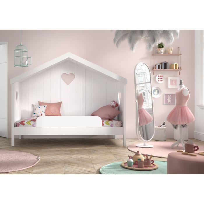 Amori9114 wooden house children's bed 90x200