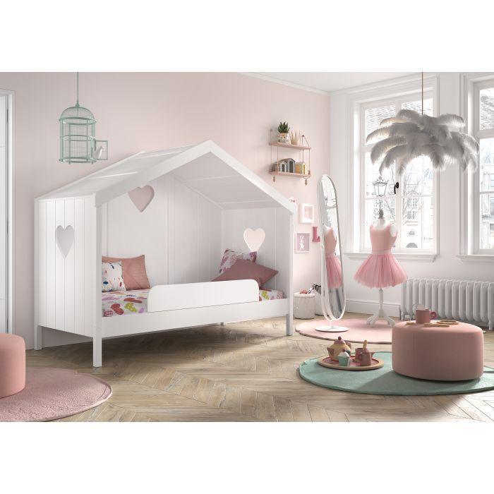 Amori9114 wooden house children's bed 90x200