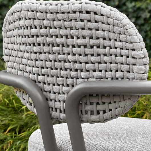 Lugano metal garden armchair