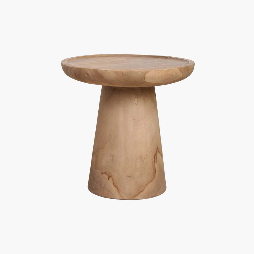 Nero Ray wooden side table