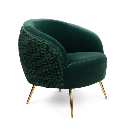 So Curvy bársony fotel