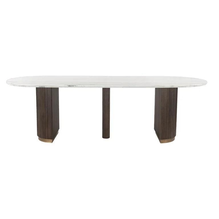 Mayfield marble dining table 250