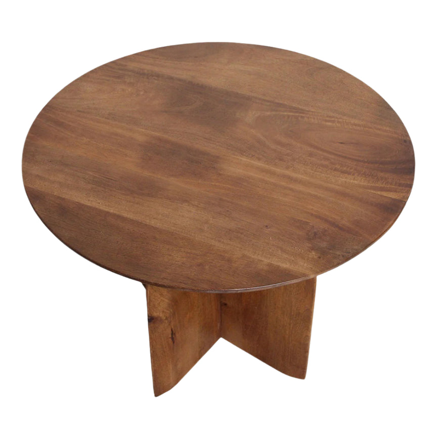 Bullnose wood side table