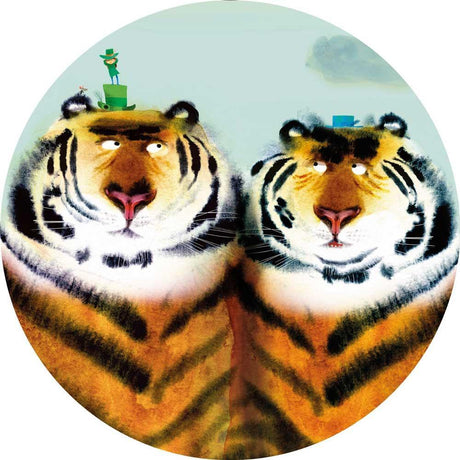 Two Tigers körtapéta-0