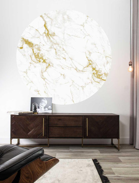 Marble arany kerek tapéta-1