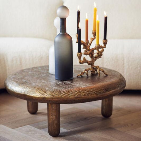 Thick Disk metal coffee table