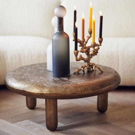 Thick Disk metal coffee table