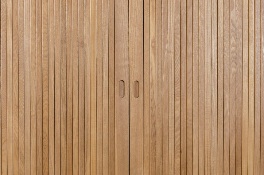 Barbier 2-door wooden cabinet