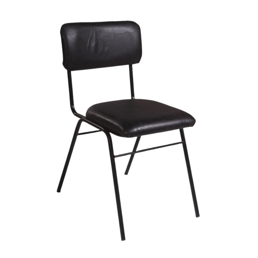 Plain leather chair
