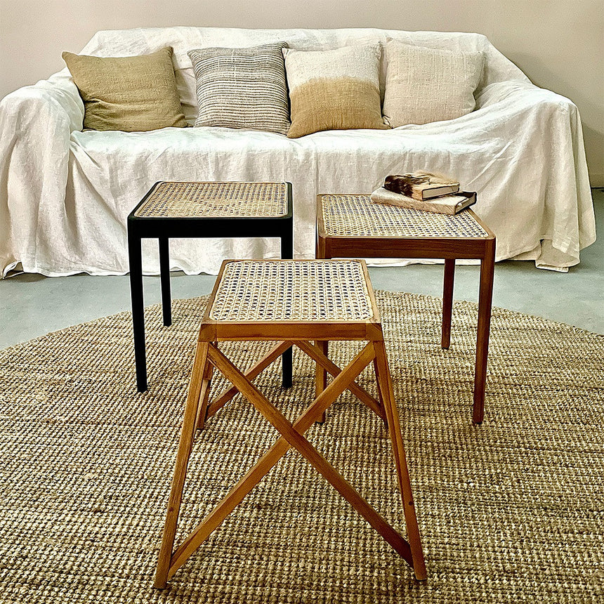 Nova rattan side table