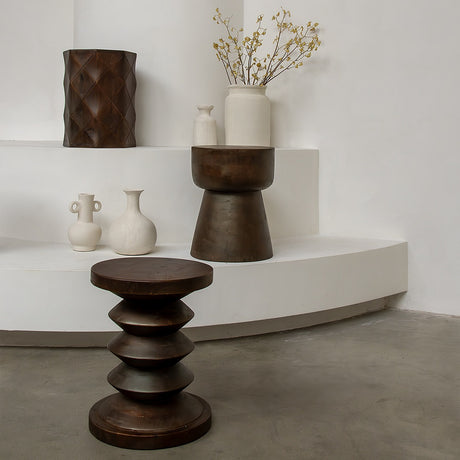 Kiribati wooden storage table