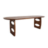 Bullnose Teardrop wooden dining table 180x90