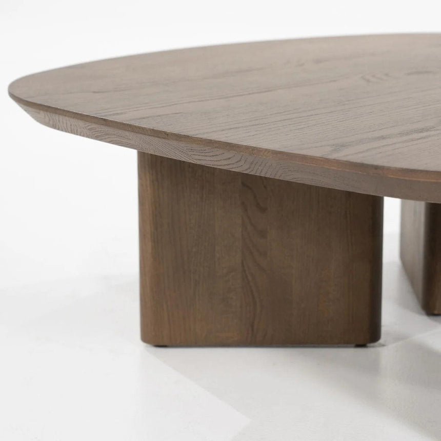 Stef wooden coffee table 80x80