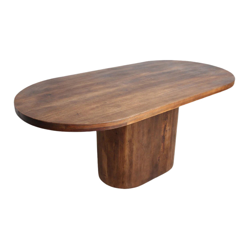 Bullnose Oblong Wooden Dining Table