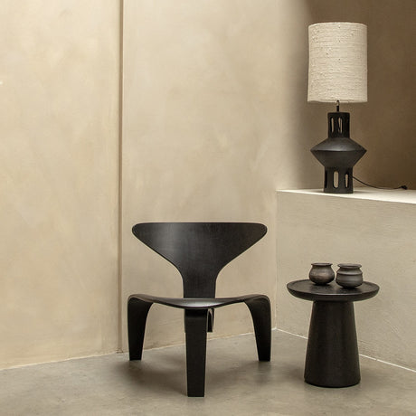 Nero Dusk wooden side table