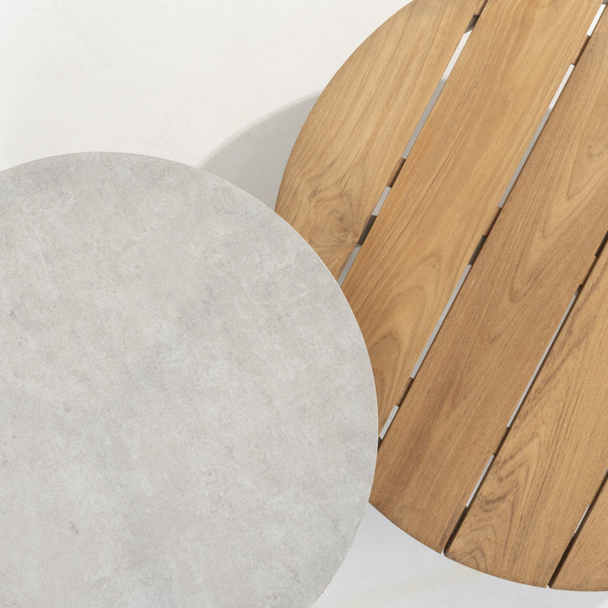 Emma wooden garden coffee table set