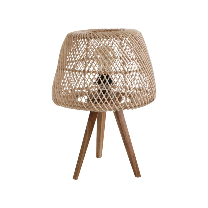 Maze rattan asztali lámpa