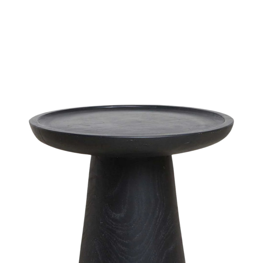 Nero Dusk wooden side table