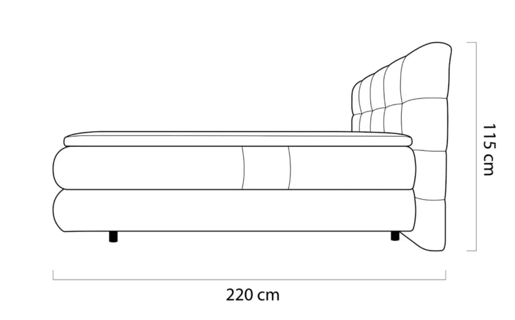 Foggia Boxspring ágy